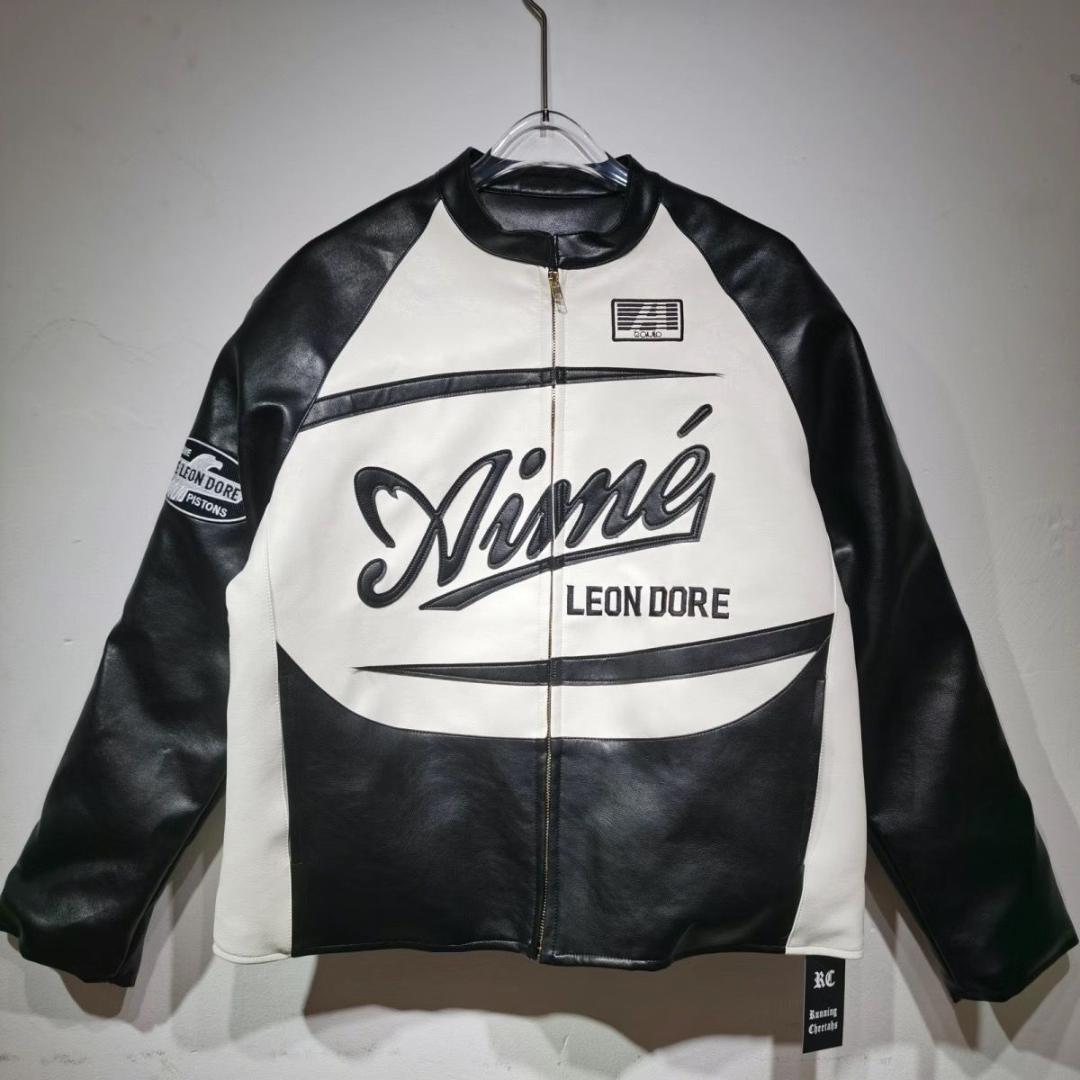 ジャケット・アウター Aime Leon Dore Caferacer leatherjacket M