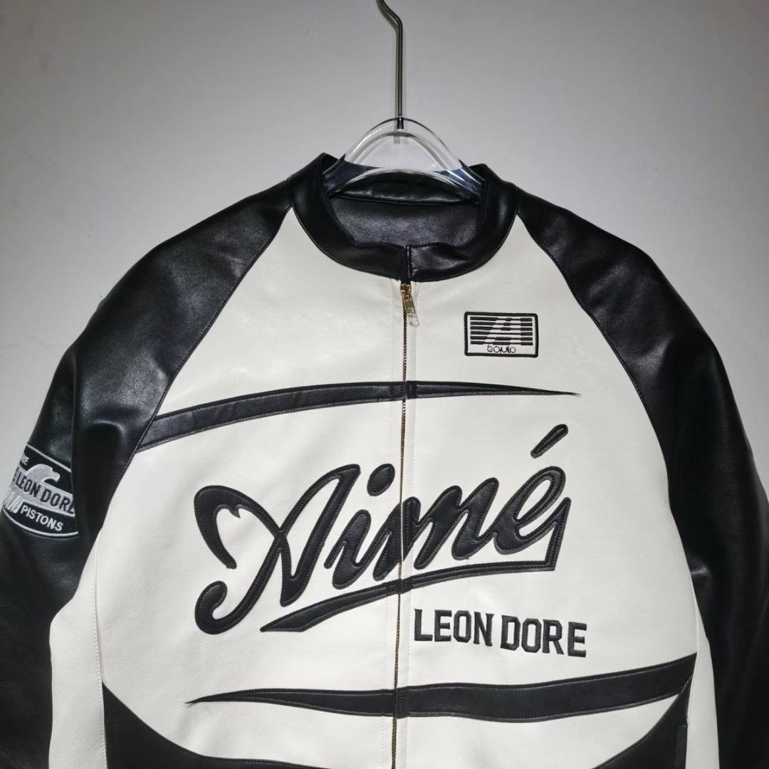 ジャケット・アウター Aime Leon Dore Caferacer leatherjacket M