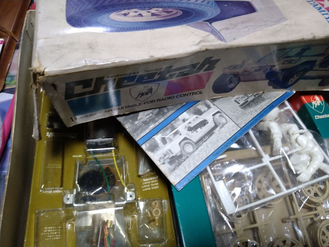 タミヤ　TAMIYA　1/12 ランボルギーニ　チーター　組立途中　（ジャンク）