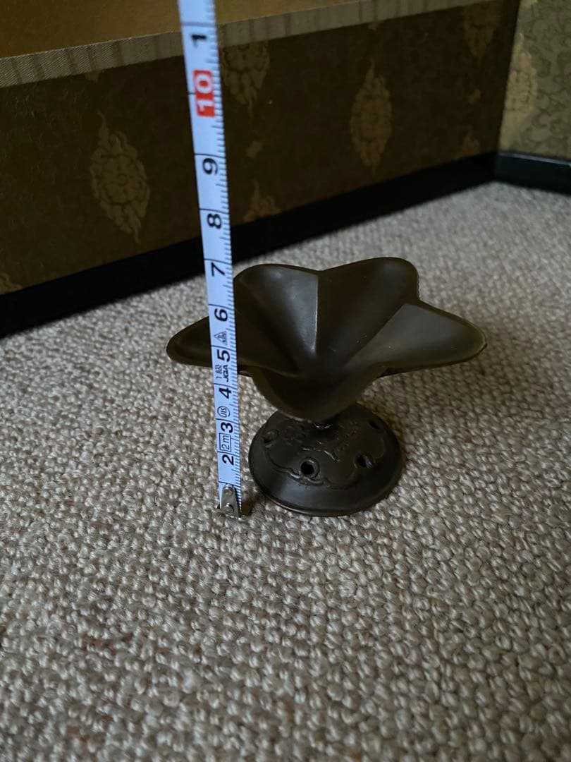 蝋型　鋳銅　蓋置　突羽根　鋳師　金森紹栄氏造