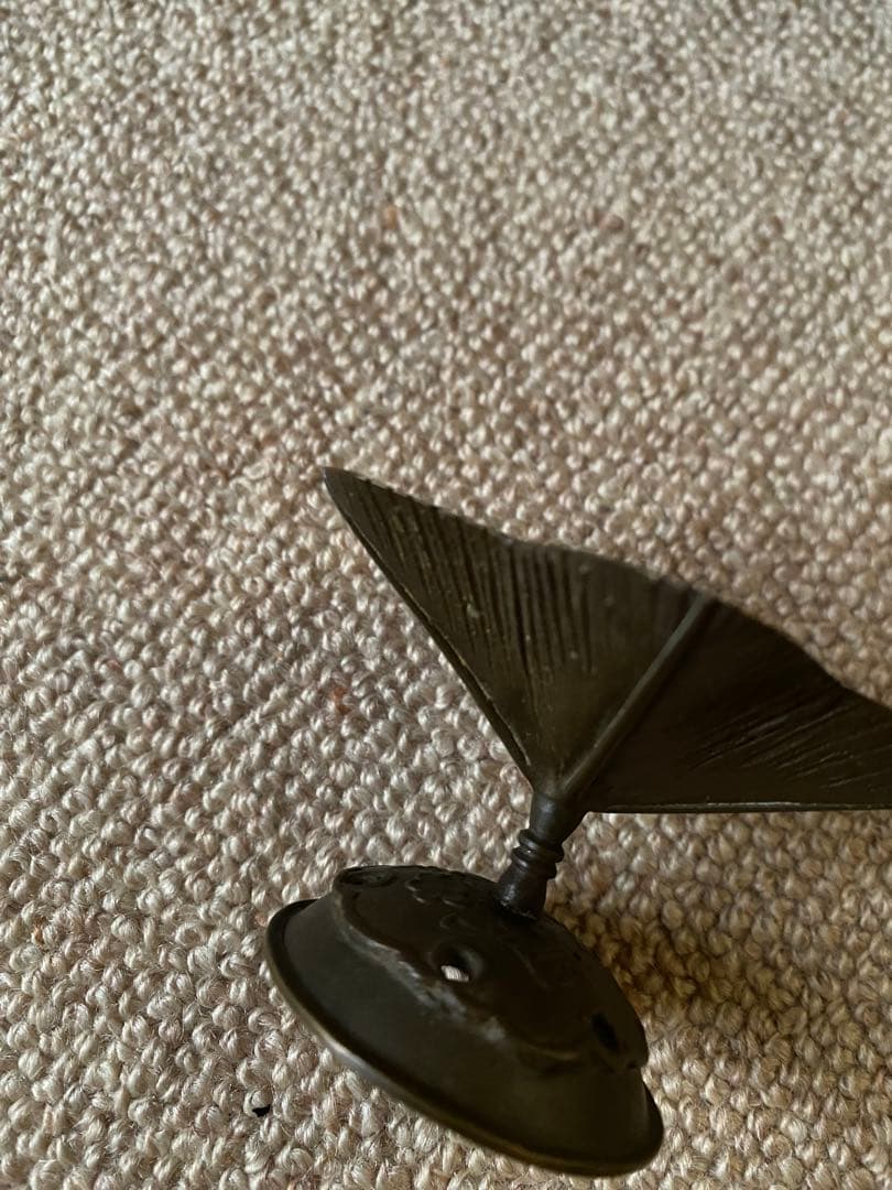 蝋型　鋳銅　蓋置　突羽根　鋳師　金森紹栄氏造