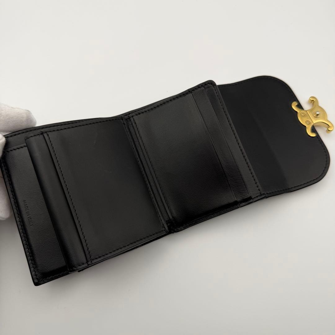 CELINE セリーヌ 財布 スモール フラップウォレット トリオンフ