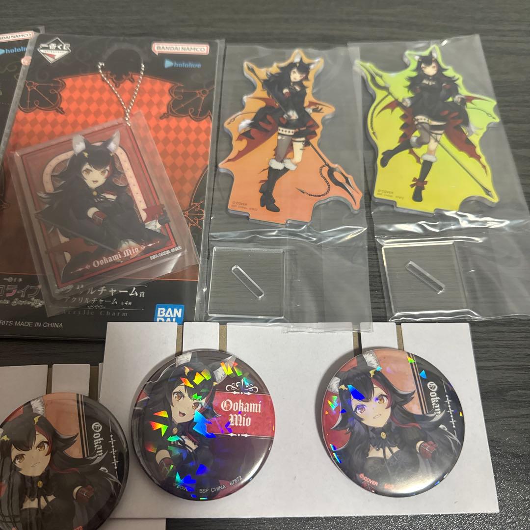 ホロライブ　一番くじ　大神ミオフィギュア他7点セット