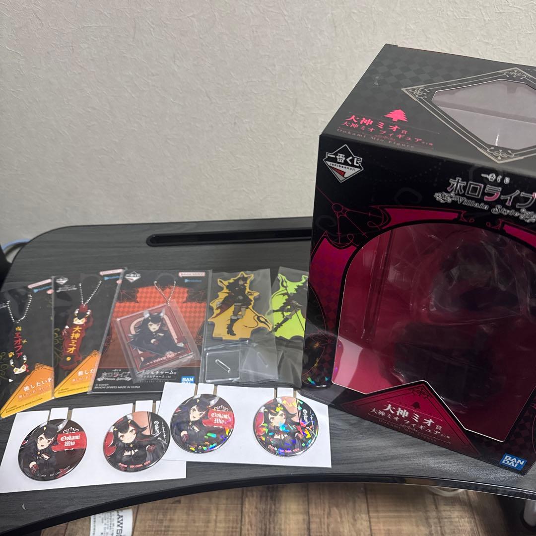 ホロライブ　一番くじ　大神ミオフィギュア他7点セット