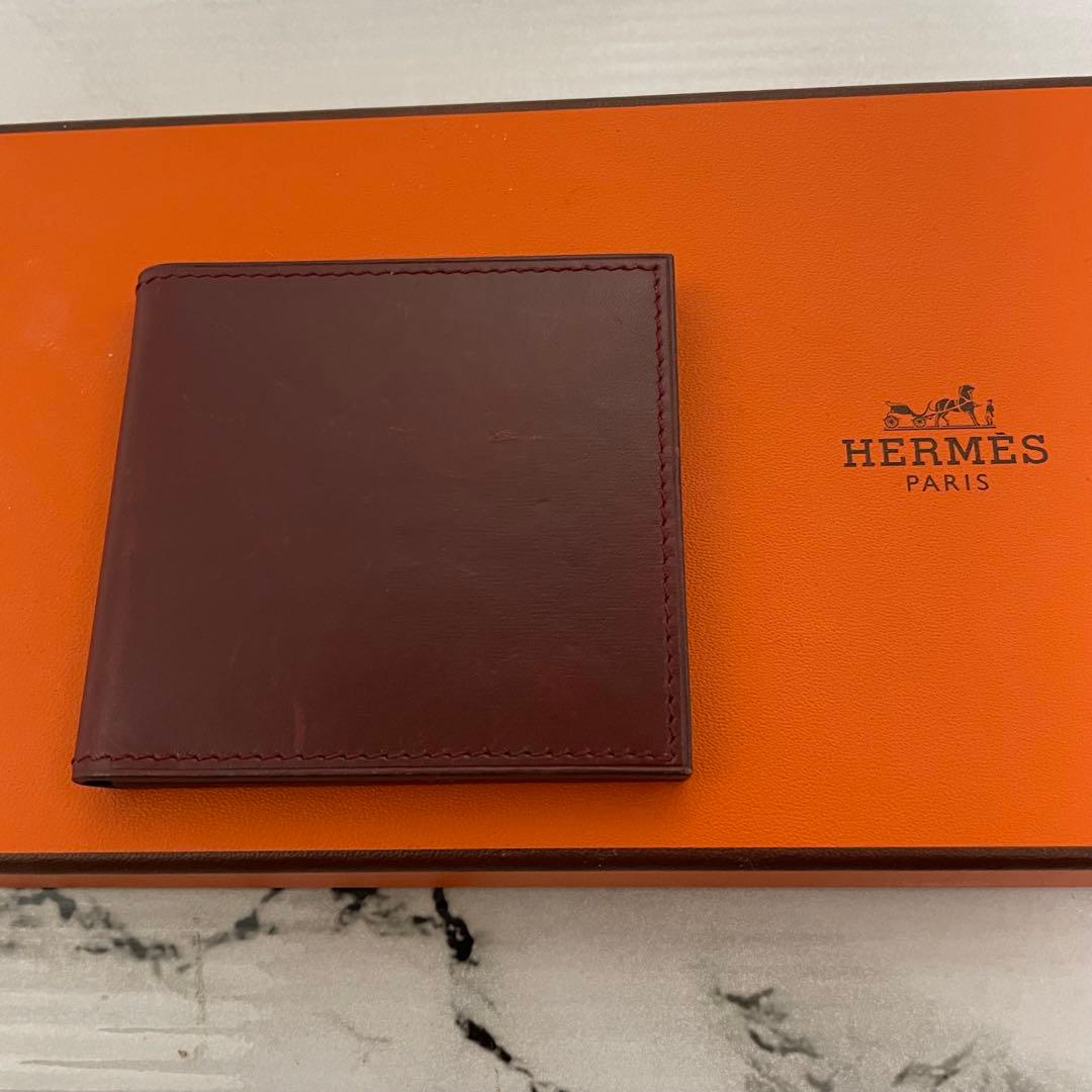 【あべっち様only】　HERMES エルメス　レザー　ミラー　手鏡　鏡