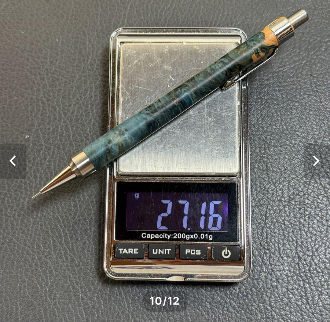 ◉専用ページ　444メープルバールスタビ　木製シャーペン　強低重心R ステンレス