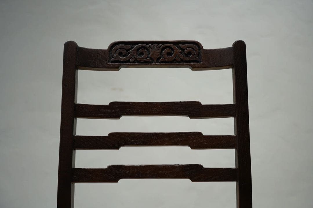 英国アンティーク　ウィリアムモリス　オーク材1900年頃　良品　チェア　椅子