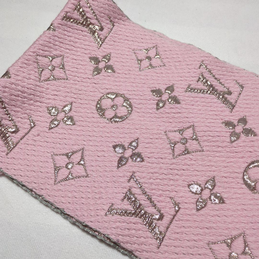 LOUIS VUITTON エシャルプロゴマニアシャイン　ローズバレリーヌ