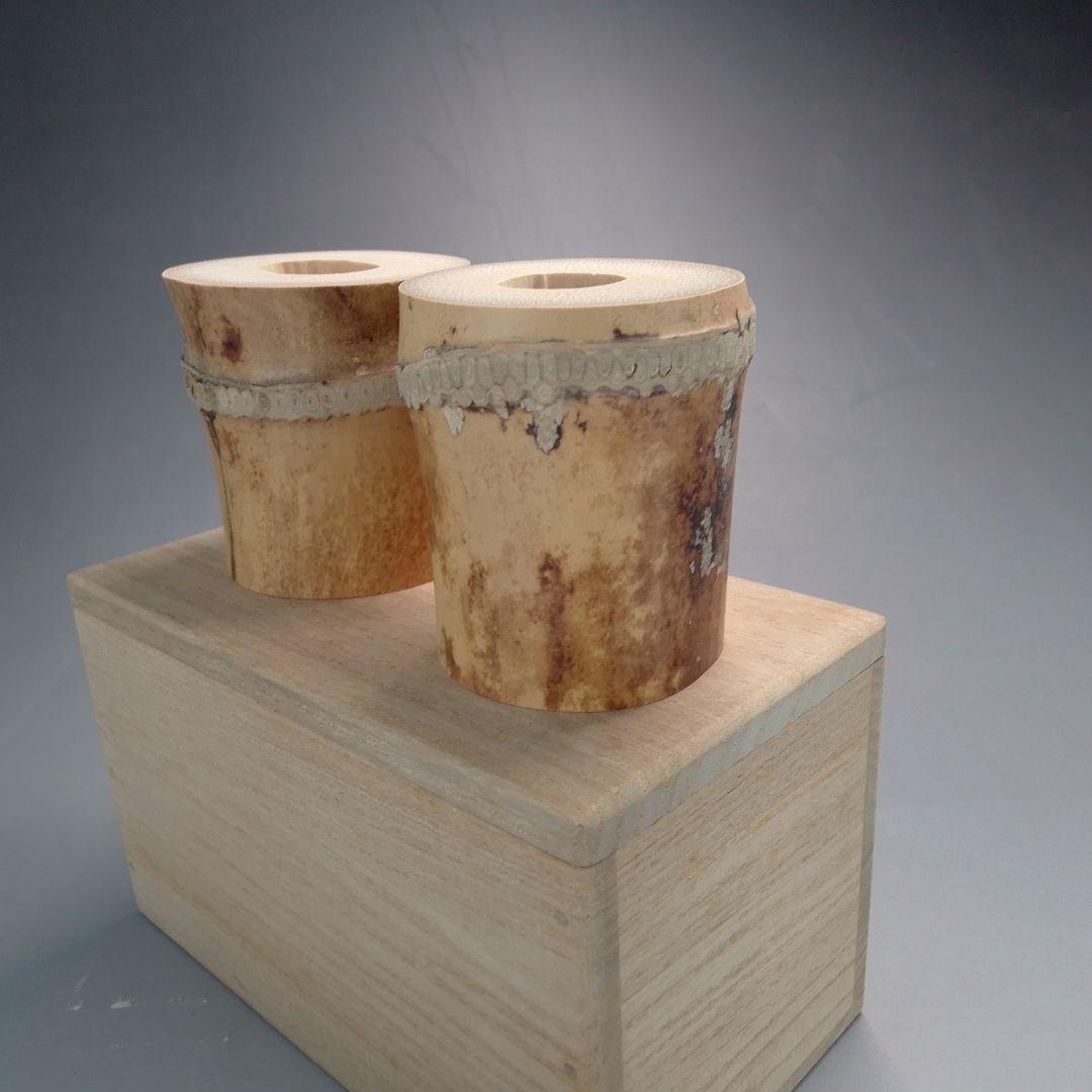 竹　蓋置一双　小林太玄　嵯峨野　宗玄　黄梅院　大徳寺