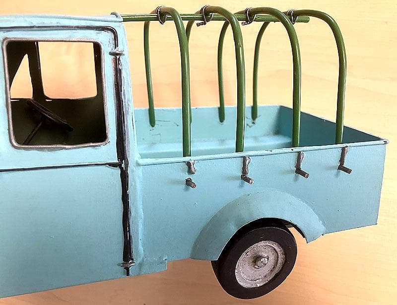 【注目アイテム】ブリキ自動車 改造自作品　ダイハツ　ミゼット　※素人製作