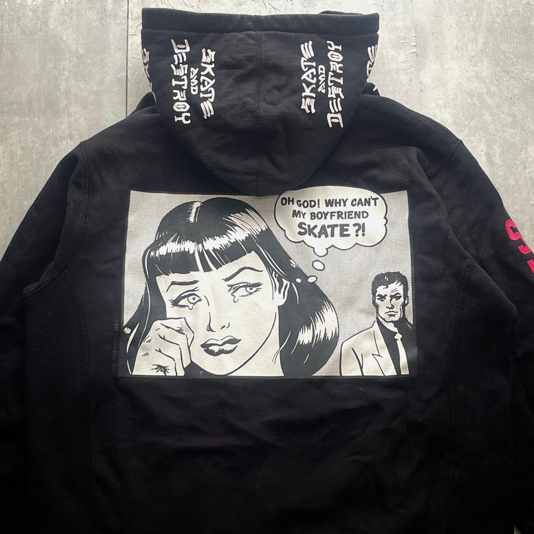 17SS supreme ×THRASHER Boyfriend Hooded