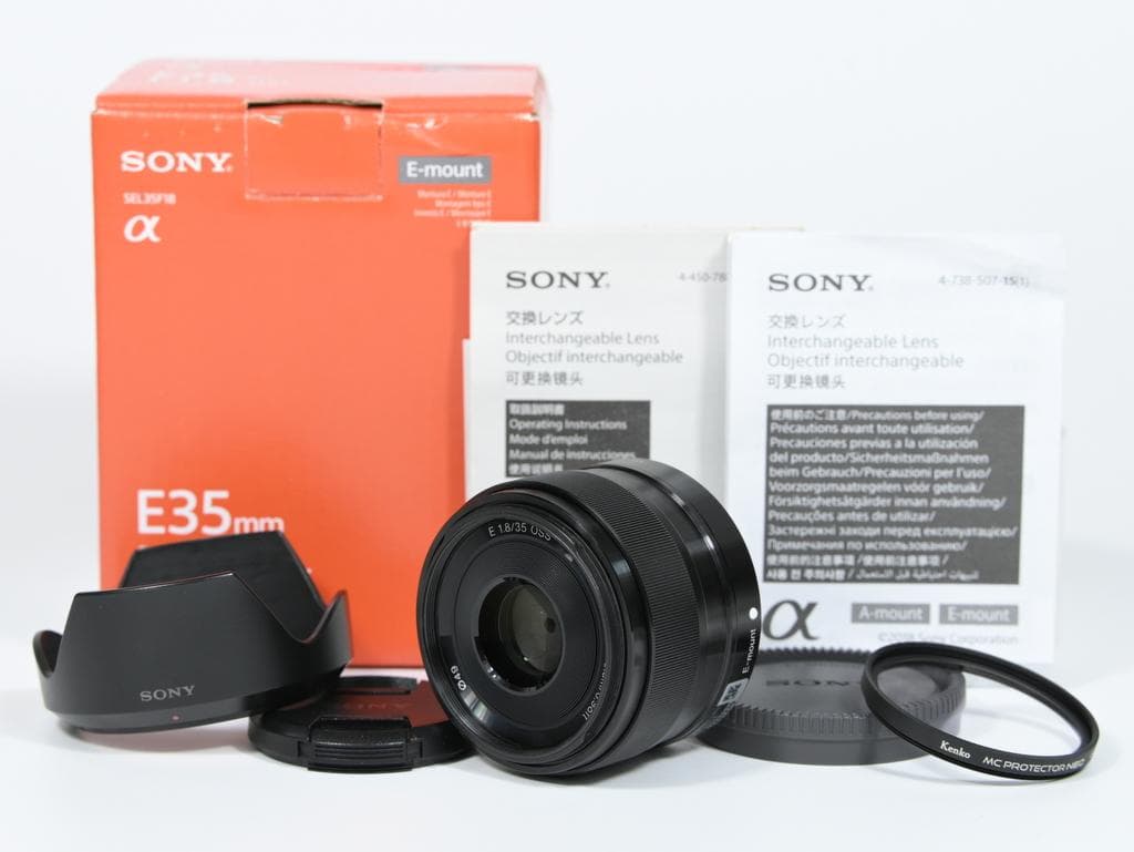 【美品】 ソニー　SONY E 35mm F1.8 OSS SEL35F18
