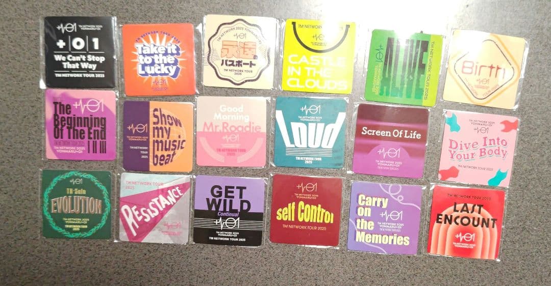 TM NETWORK ガチャ マグネットシート 全18種