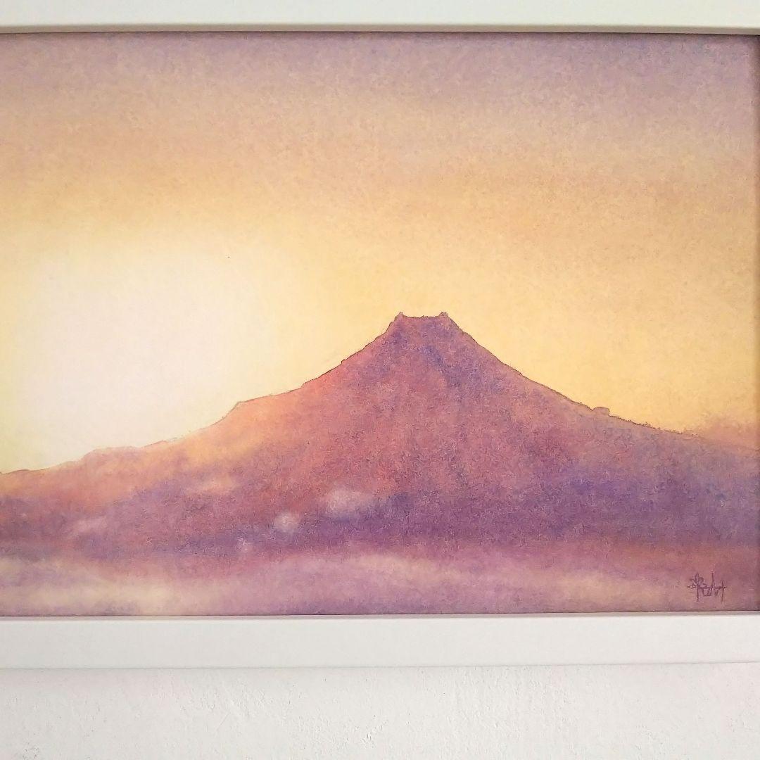 癒しの水彩画1088 mt.fuji
