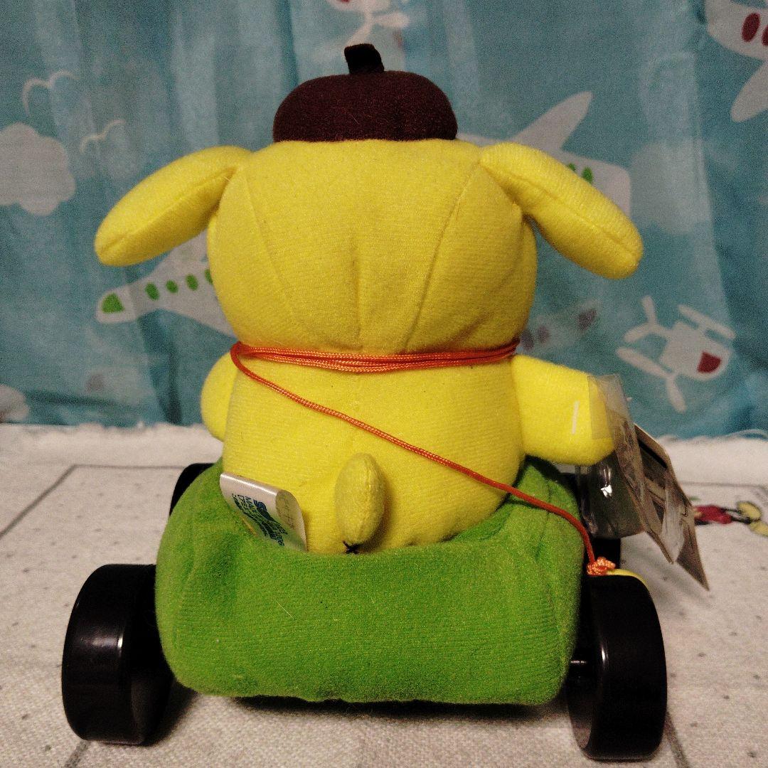 ポムポムプリン のりもの マスコット レトロ ぬいぐるみ