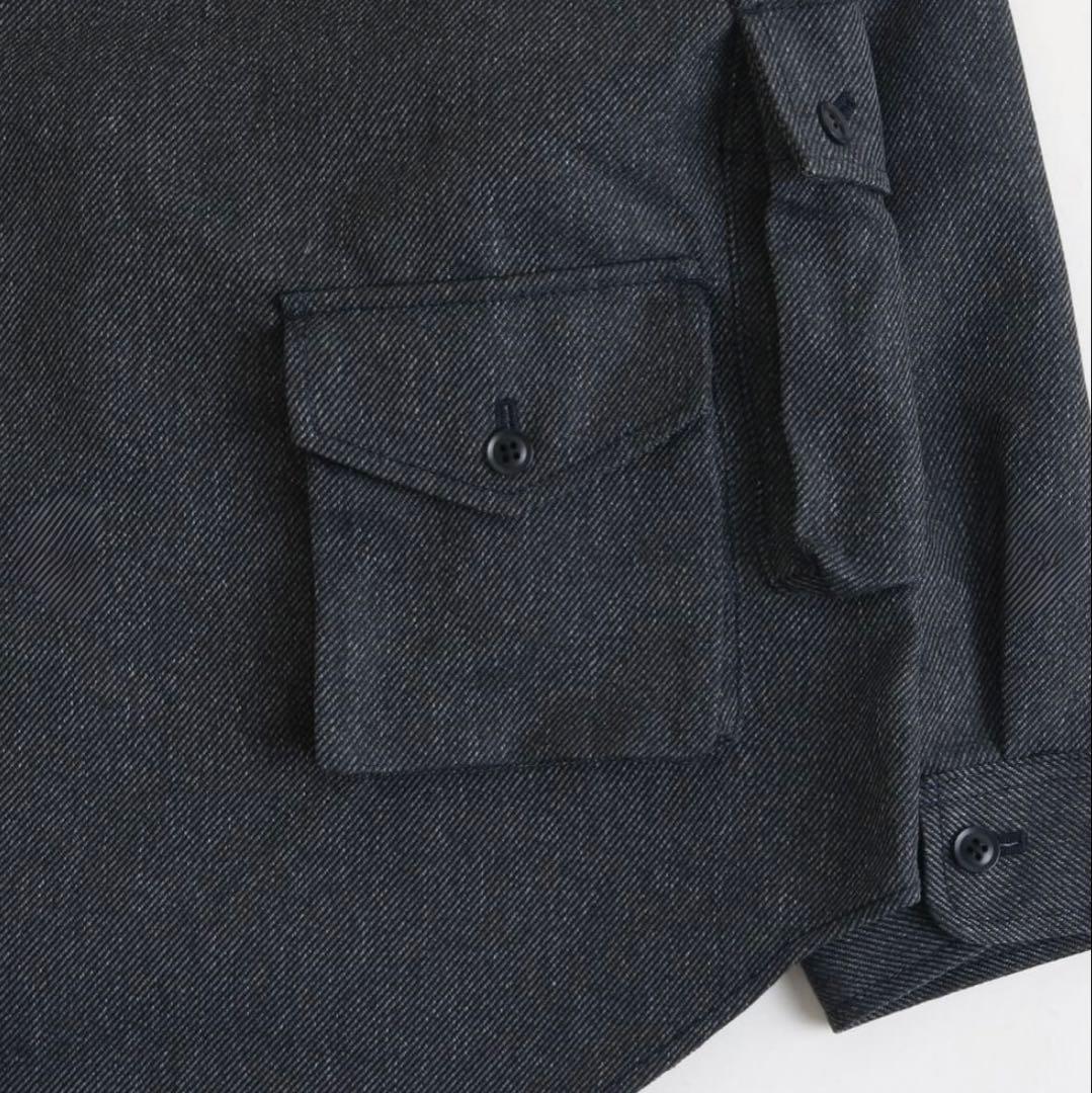 MODMNT モドメント テトロン／ツイード ユーティリティ CPO シャツ