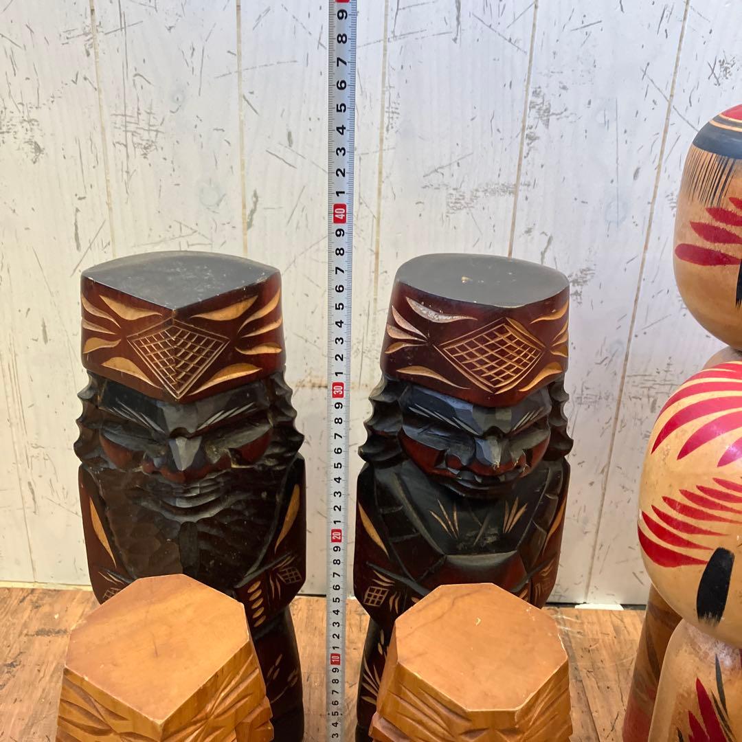 昭和レトロ こけし 小芥子 ニポポ 13体セット セット売り まとめ売り 木彫り