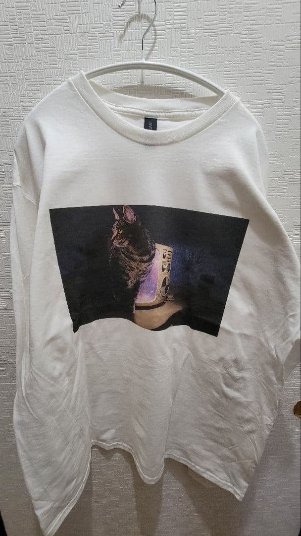 【激レア】NEE 猫ロンT White 白 ロンティー 村上蔵馬着用 くぅ