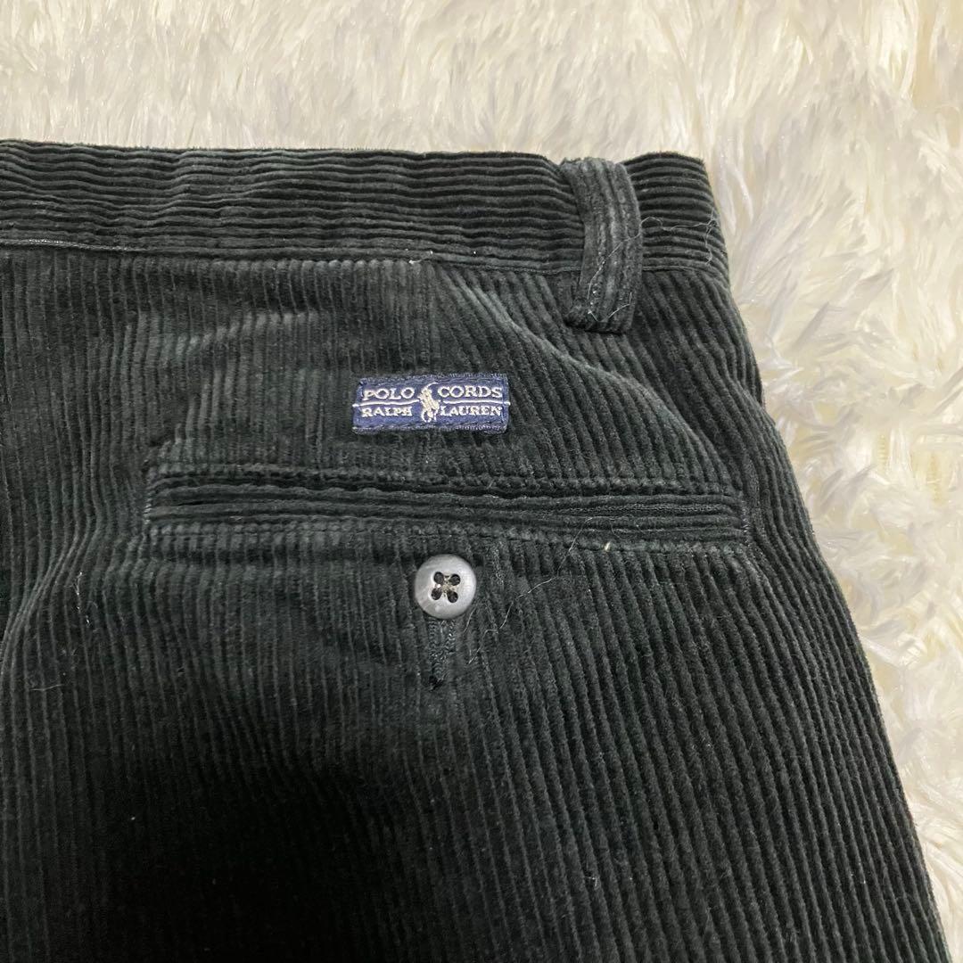 Polo By Ralph Lauren ツータック コーデュロイ パンツ BK