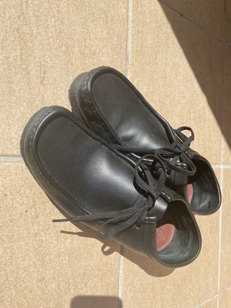 美品　クラークス　レザー　モカシン