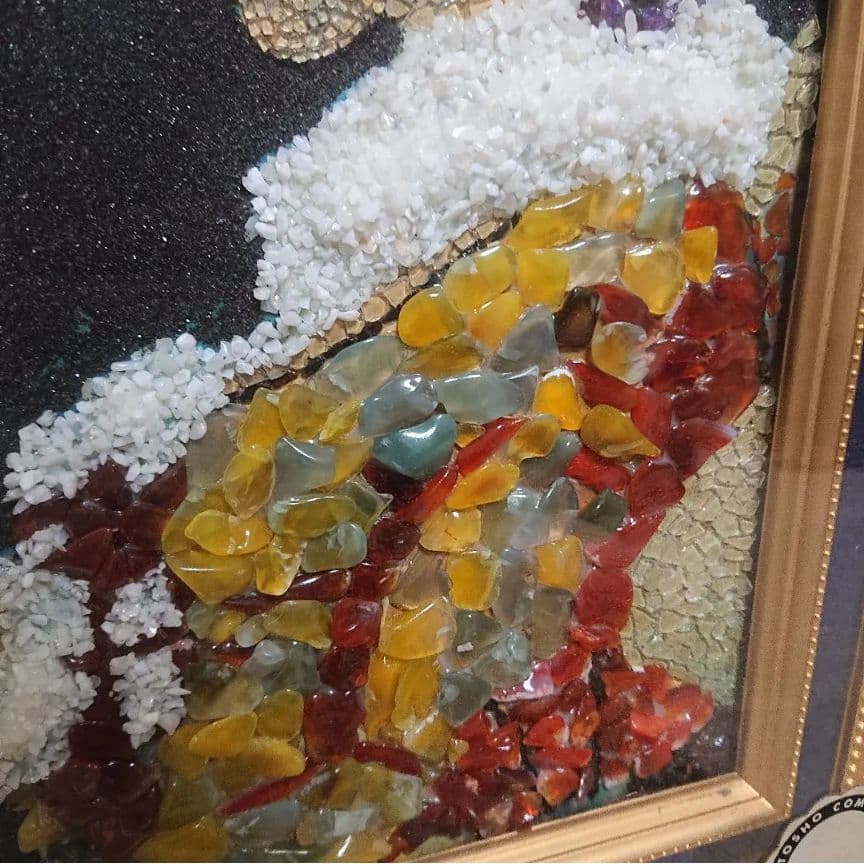 フラゴナール 読書をする女 宝石画 貴石画 油絵