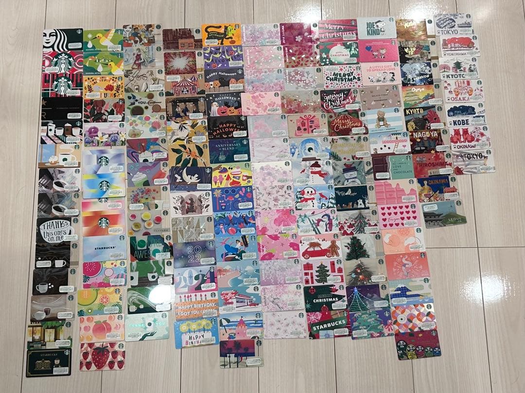 スタバカード PIN削り済み 102枚まとめ売り