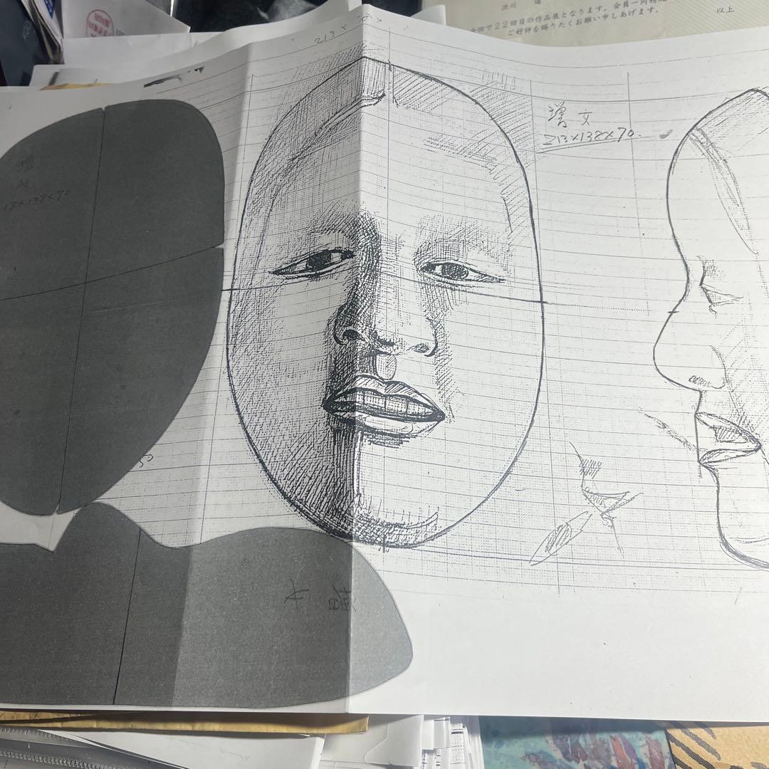 能面型紙，T iｒuさん専用