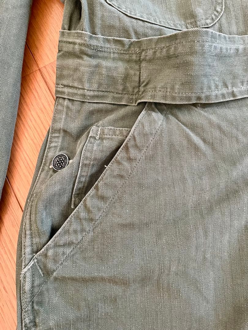 40's U.S.ARMY OD HBT オールインワン つなぎ M1938軍曹