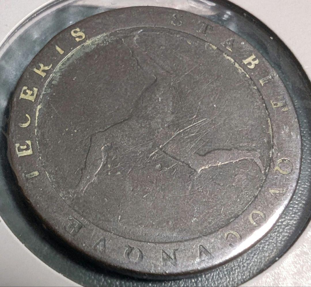 マン島　1798年 古銭 