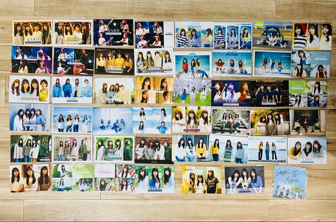 SARD UNDERGROUND A5 サインプリント入りカード　11枚セット
