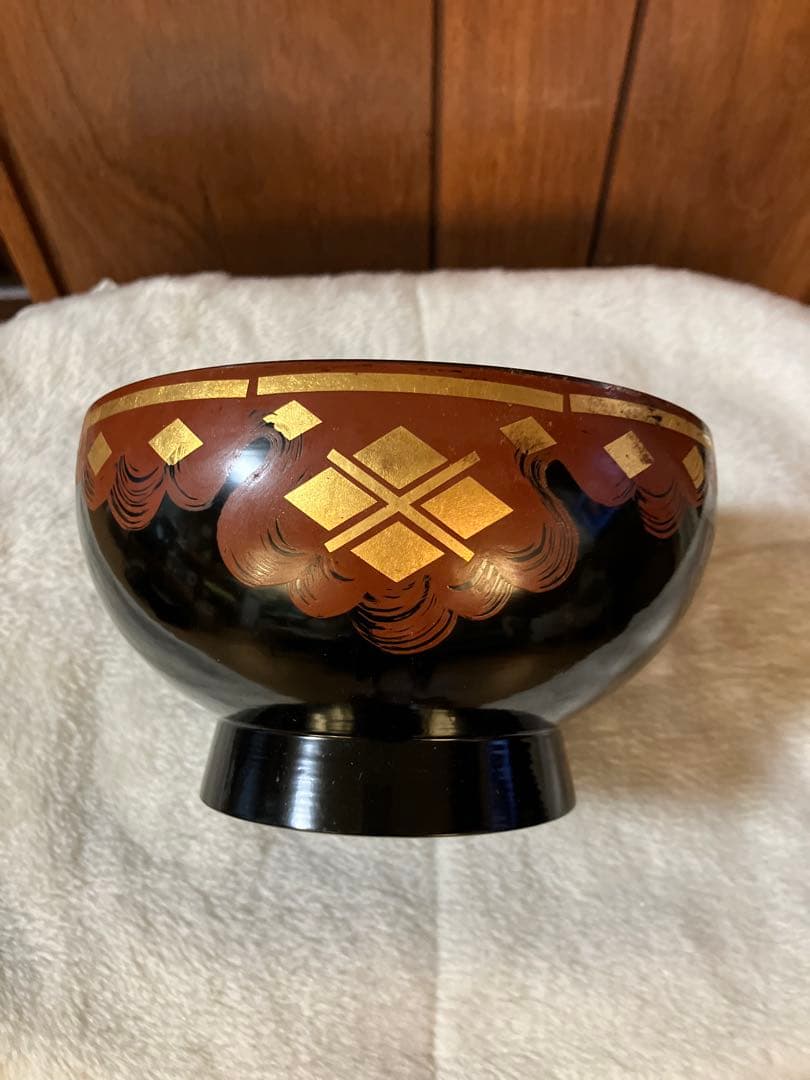 GATZさま専用 秀衡塗　木製本漆 古代椀 蓋なし 2個