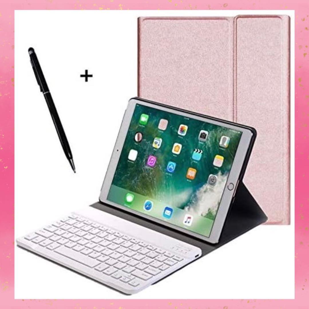 タッチペン付属❣iPadを超便利で可愛いMacbook仕様に♪❤iPadケース
