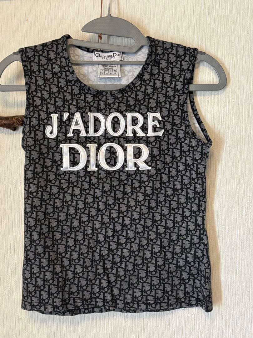 J'ADORE DIOR ノースリーブタンクトップ