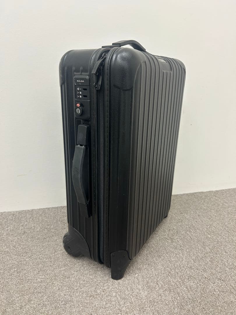 リモワ　サルサ　機内持込サイズ　ブラック　キャリーケース TSAロック付き