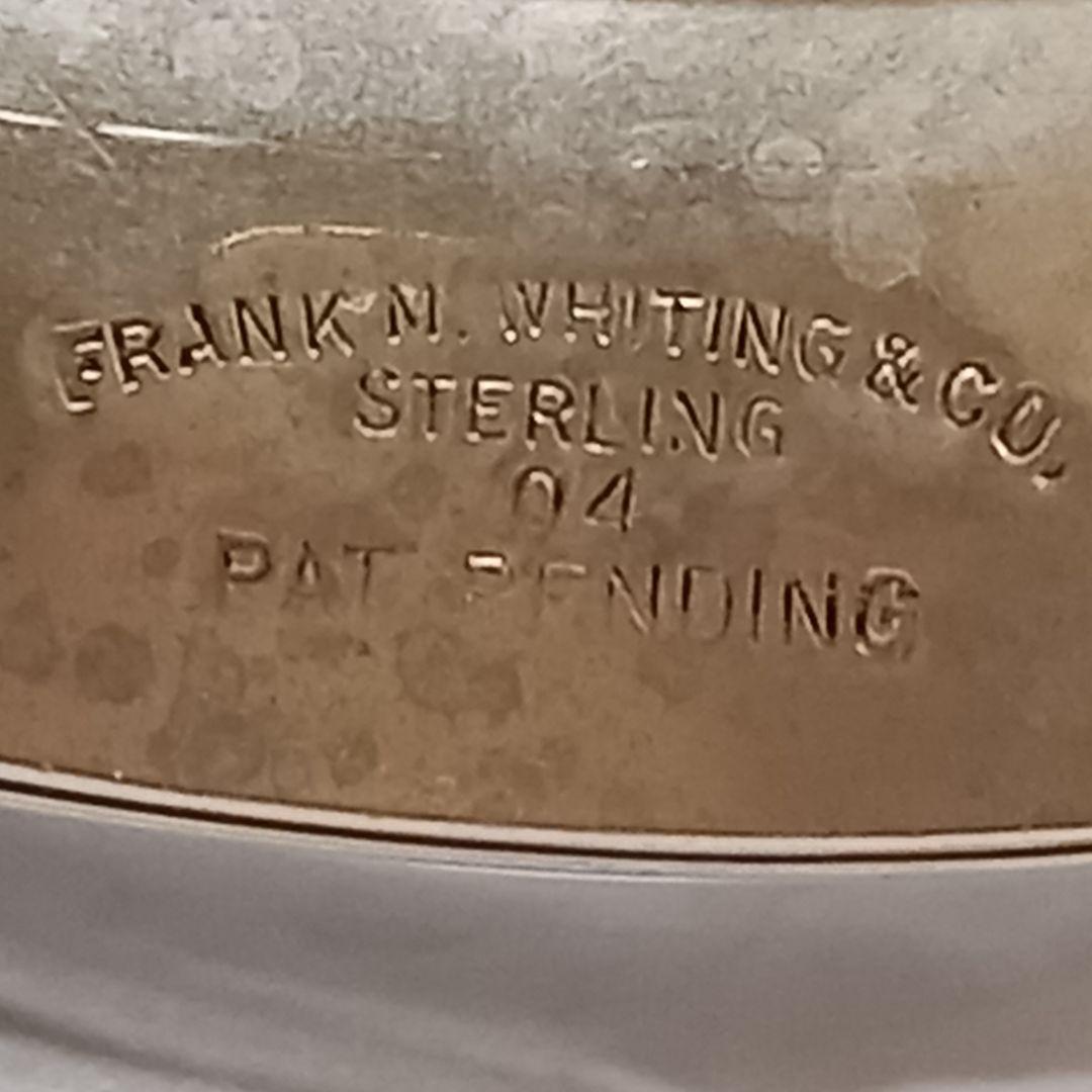 クリスタルガラス製工芸品 直径97.54mm　スターリングシルバー