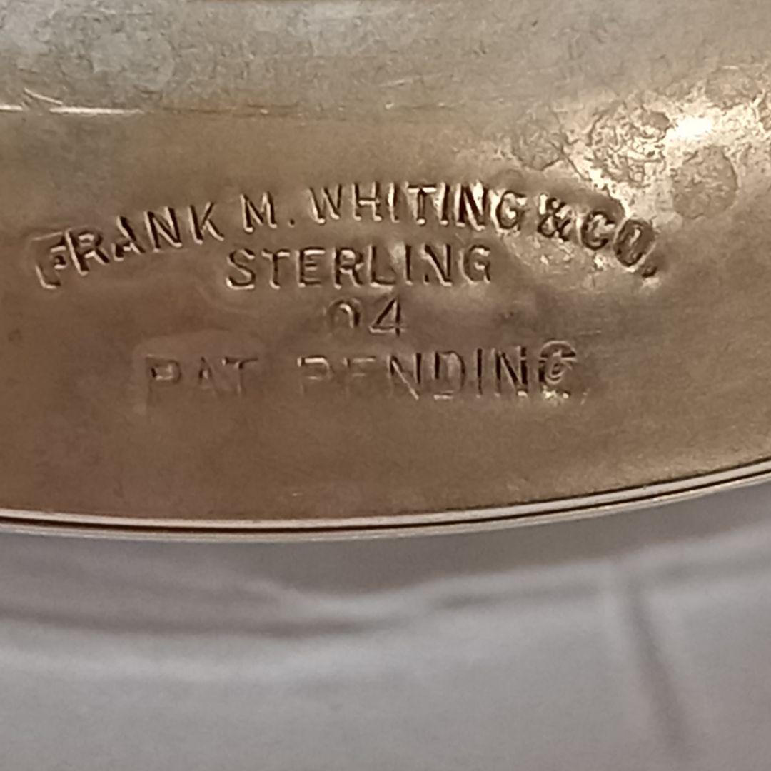 クリスタルガラス製工芸品 直径97.54mm　スターリングシルバー