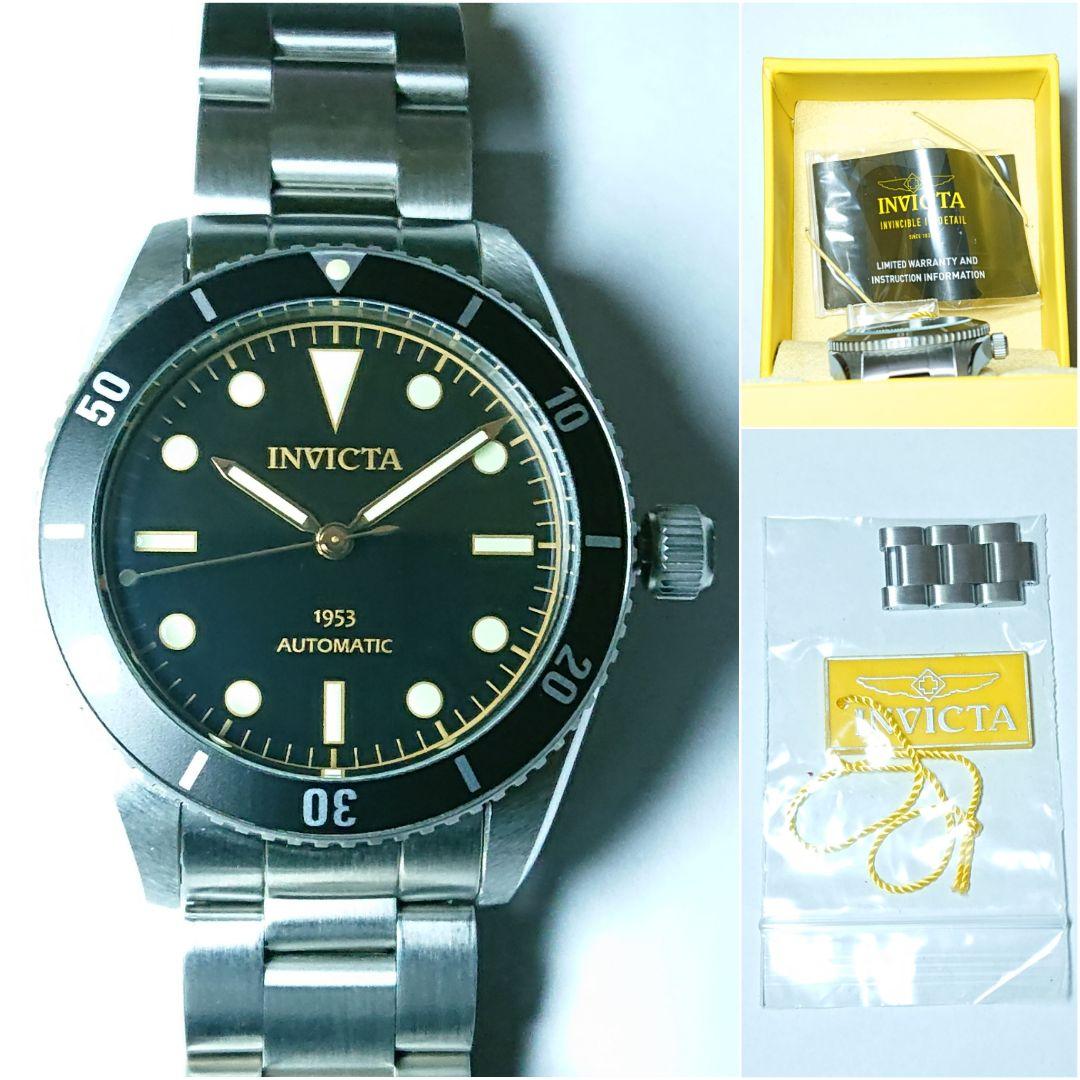 美品 INVICTA インヴィクタ 1953 ダイバー NH35 自動巻き