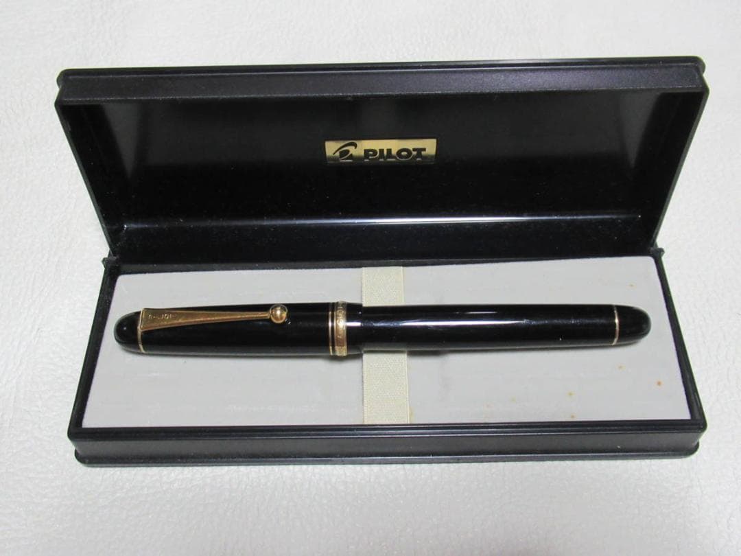 美品 1992年製 日本製 共箱付◆パイロット カスタム74 ペン先 14K太字
