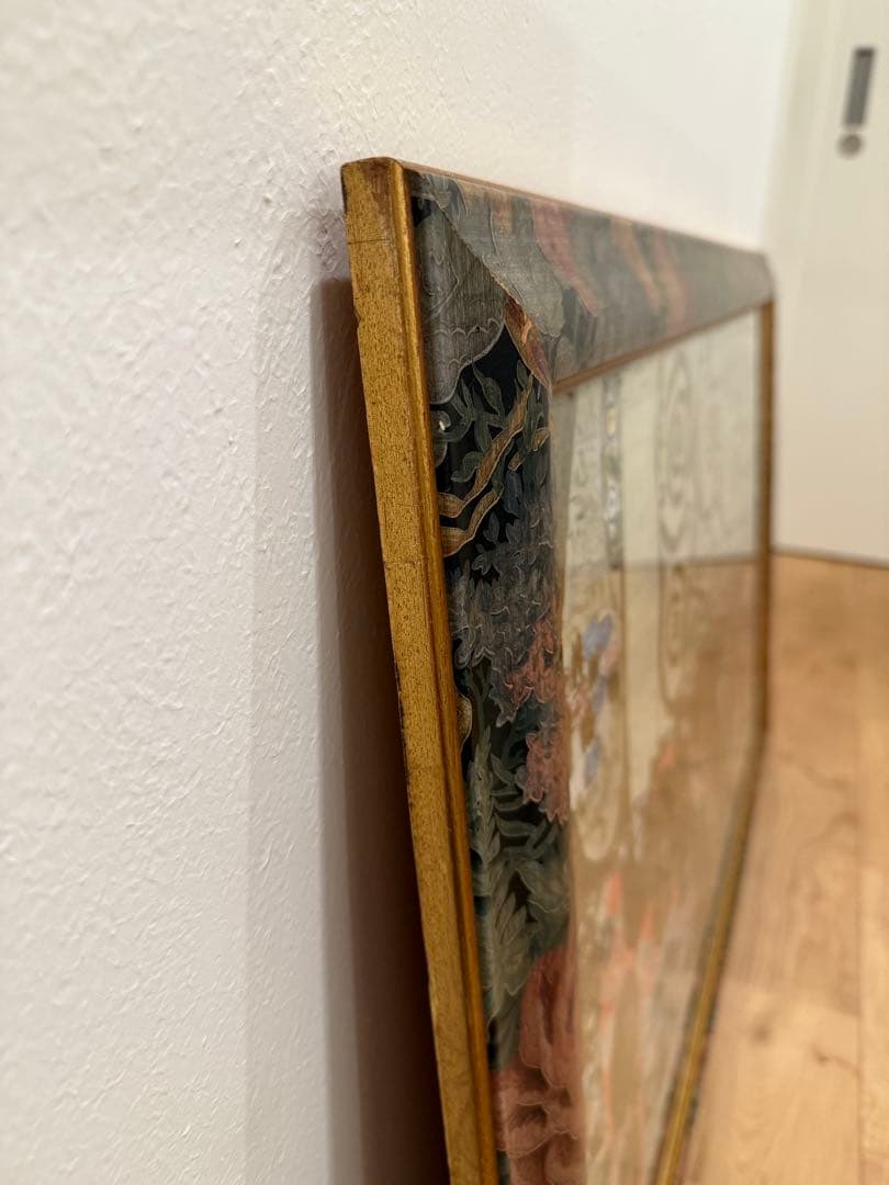 接吻 グスタフ・クリムト 「抱擁」アートポスター入り額