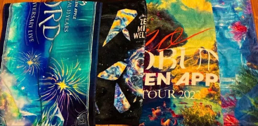 ミセスグリーンアップル　タオル　fjord Atlantisゼンシン　ノアの方舟