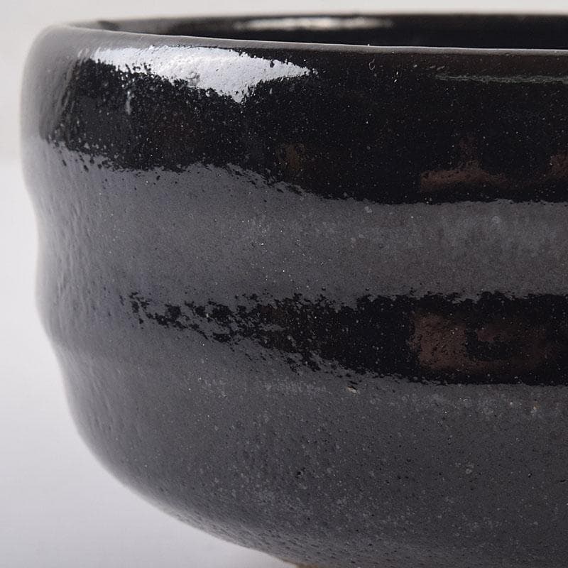 茶道具　楽吉左衛門作　黒楽茶碗　時代箱　V　R8890