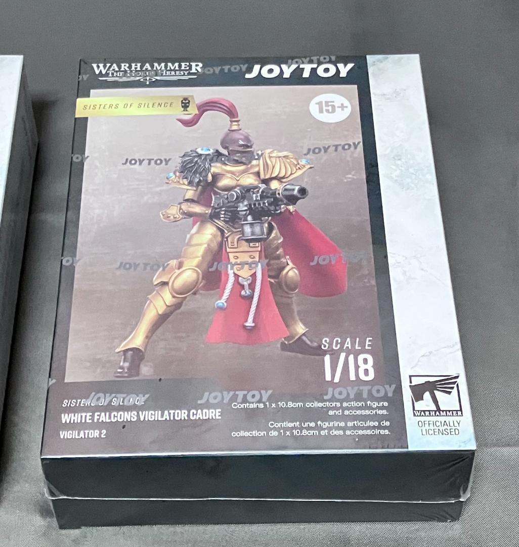 新品未開封 JOYTOY ウォーハンマー 金鎧 全3体セット ホワイトファルコン