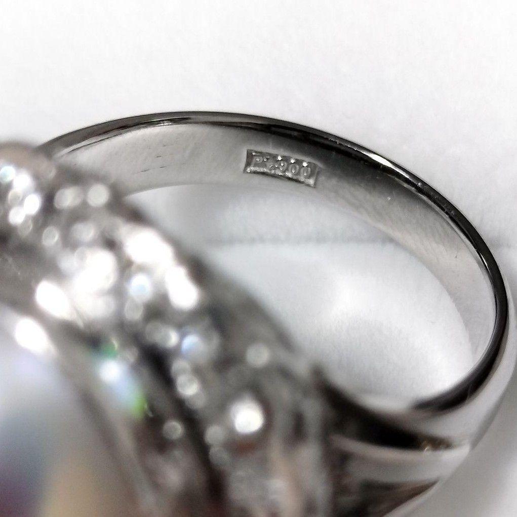 いちいちマーマー パール リング Pt900 サファイア ネックレス