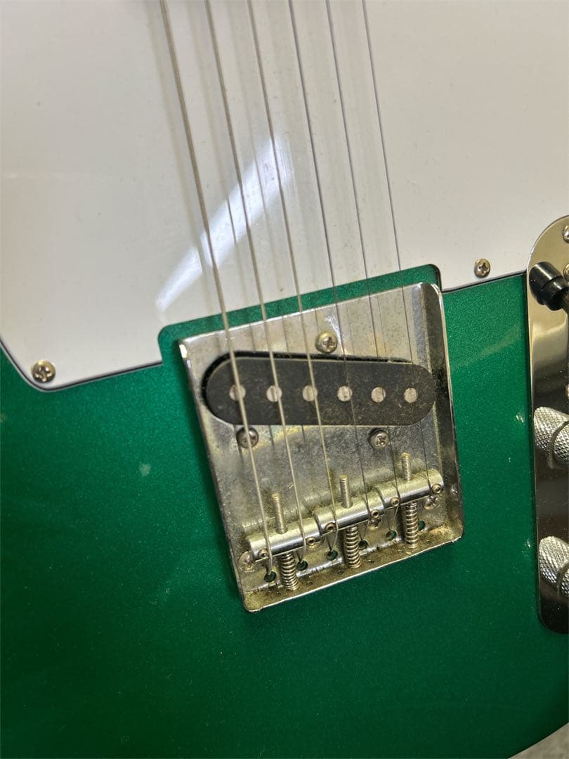 ★Bacchus エレキギター テレキャスタータイプ メタリックグリーン 現状品