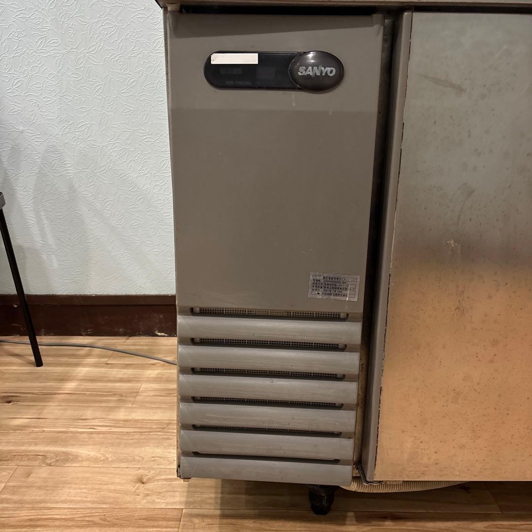 業務用ステンレススチール製2ドア冷蔵庫