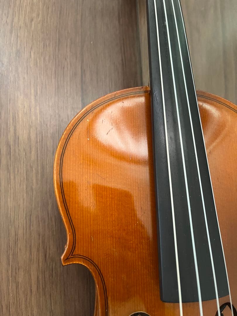 ペゾルト　801 バイオリン 1/2サイズ　本体 肩当て　アルシェ弓　ケース付き