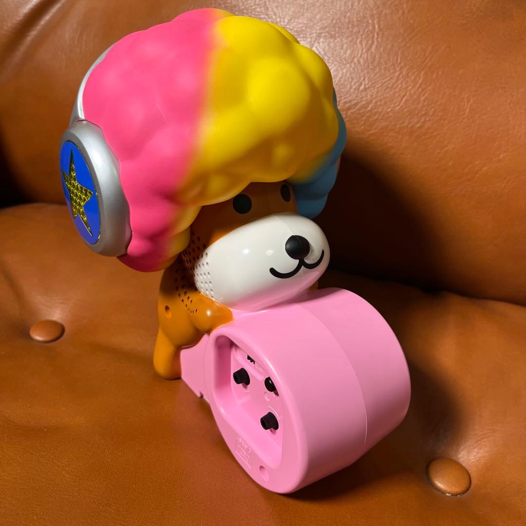 希少　未使用　箱付き　アフロ犬 目覚まし時計 デッドストック 時計