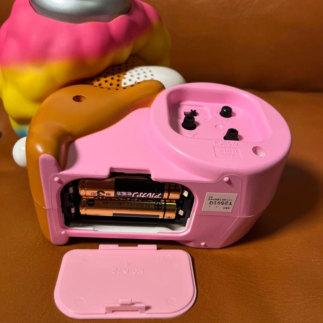 希少　未使用　箱付き　アフロ犬 目覚まし時計 デッドストック 時計