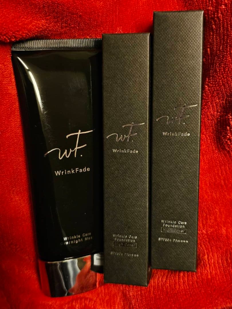 WrinkFade リンクルケアカバーファンデーション×2　オーバーナイトマスク