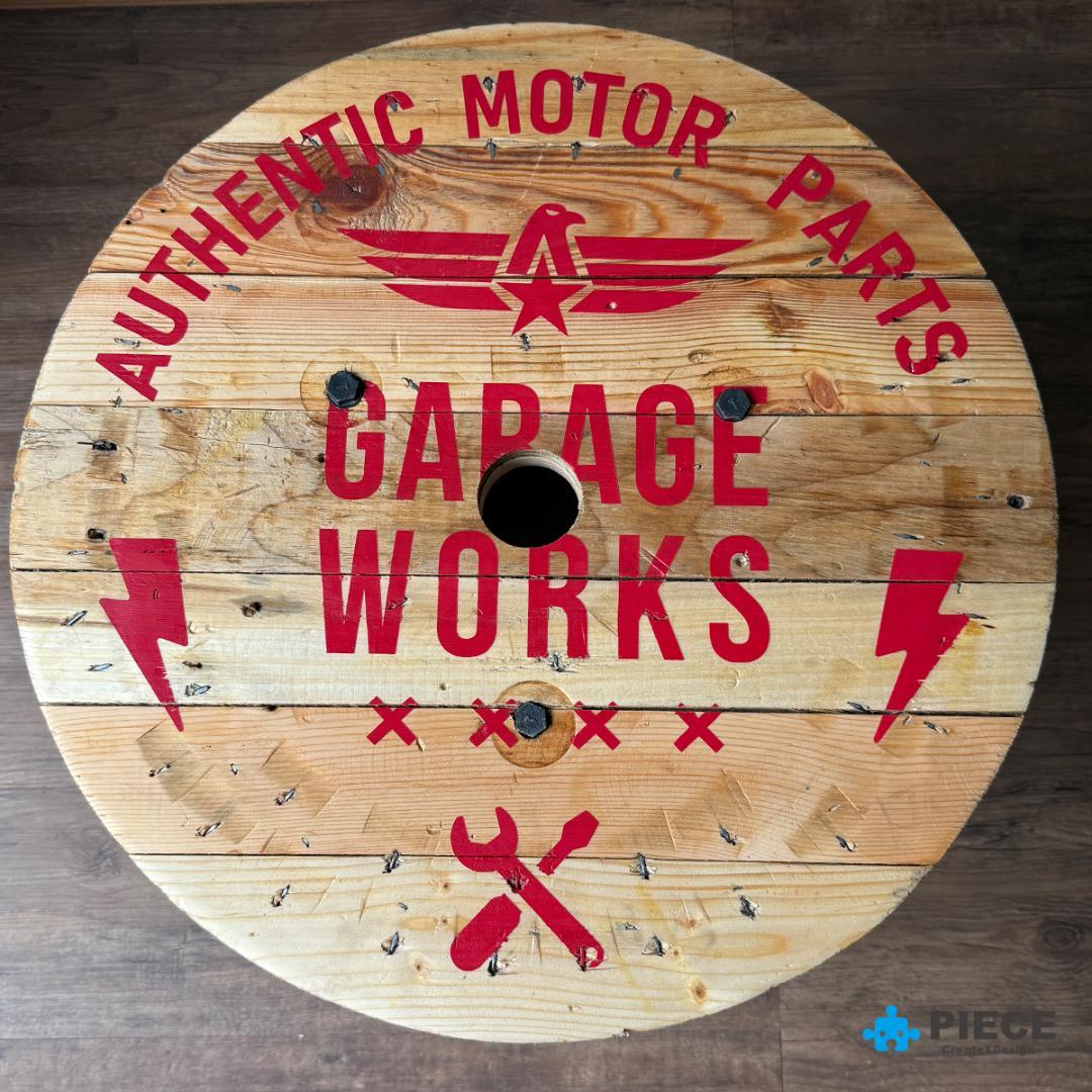 ケーブルドラム 電線ドラム テーブル アメリカン インテリア ガレージ GW①